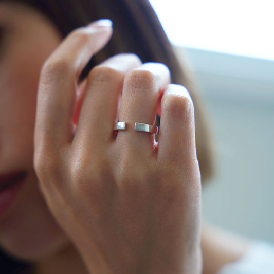 half and lack ring (ver.Black)