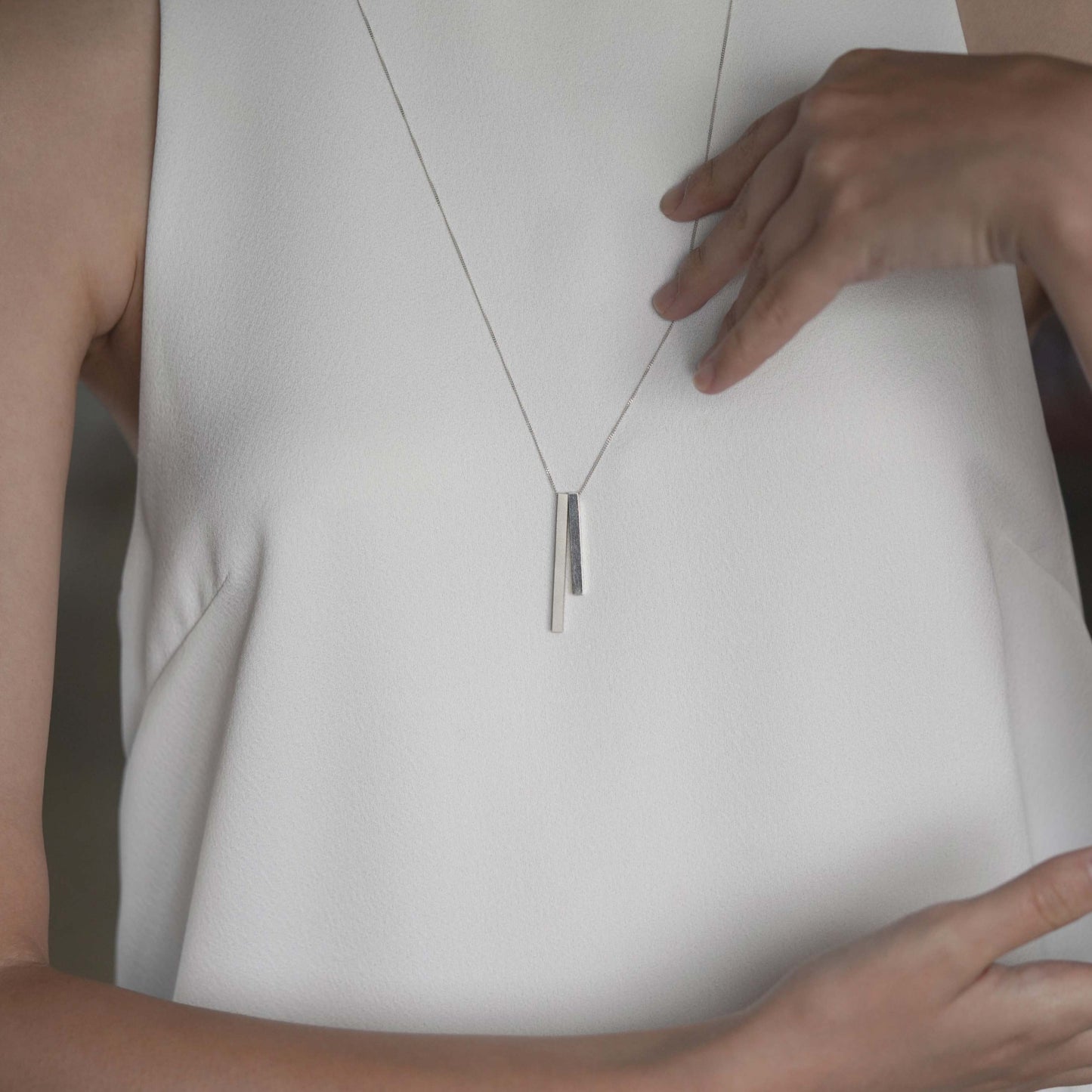 gold lack necklace